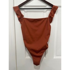Madewell Copper Bathing Suit, small